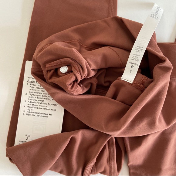 Lululemon Align HR Pant 25” - Ancient Copper - Picture 3 of 5